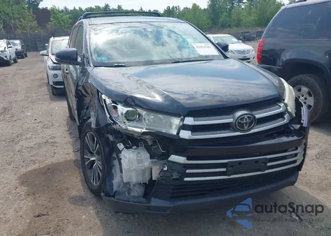 2018 Toyota Highlander Le from USA, damaged, VIN 5TDBZRFH1JS896257